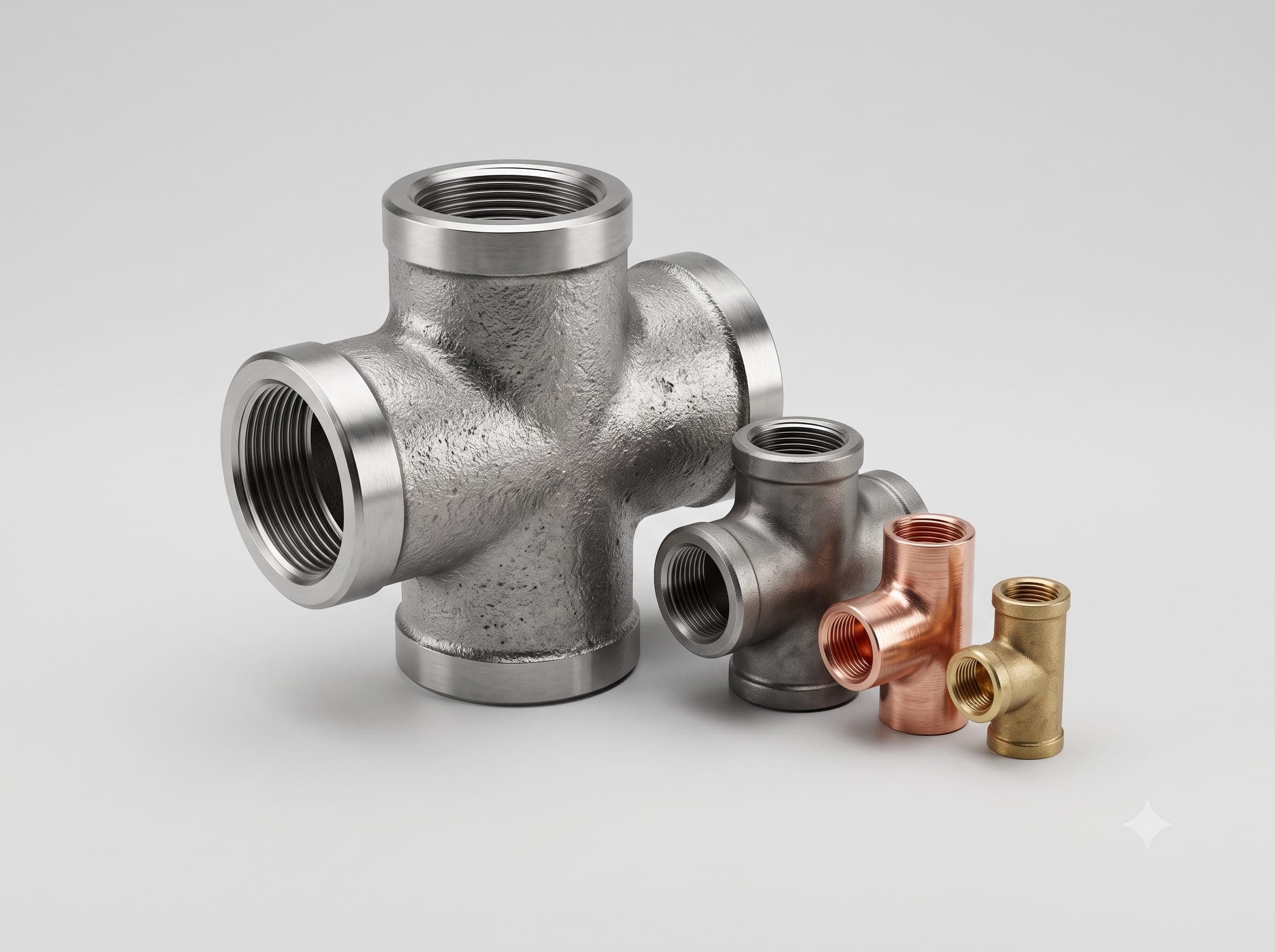 Forged 3-Way Equal & Reducing Tees